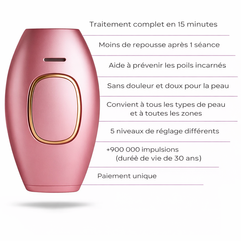Luvéra Épilateur IPL | La meilleure épilation au laser à domicile
