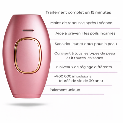 Luvéra Épilateur IPL | La meilleure épilation au laser à domicile