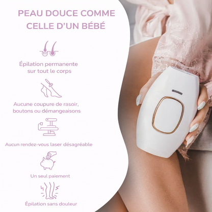 Luvéra Épilateur IPL | La meilleure épilation au laser à domicile